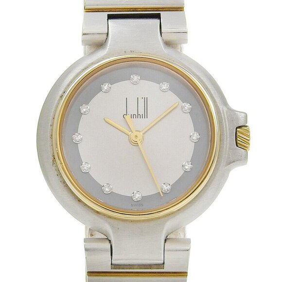 Dunhill Millennium Watches 12P diamond grayDial Stainless Steel Quartz